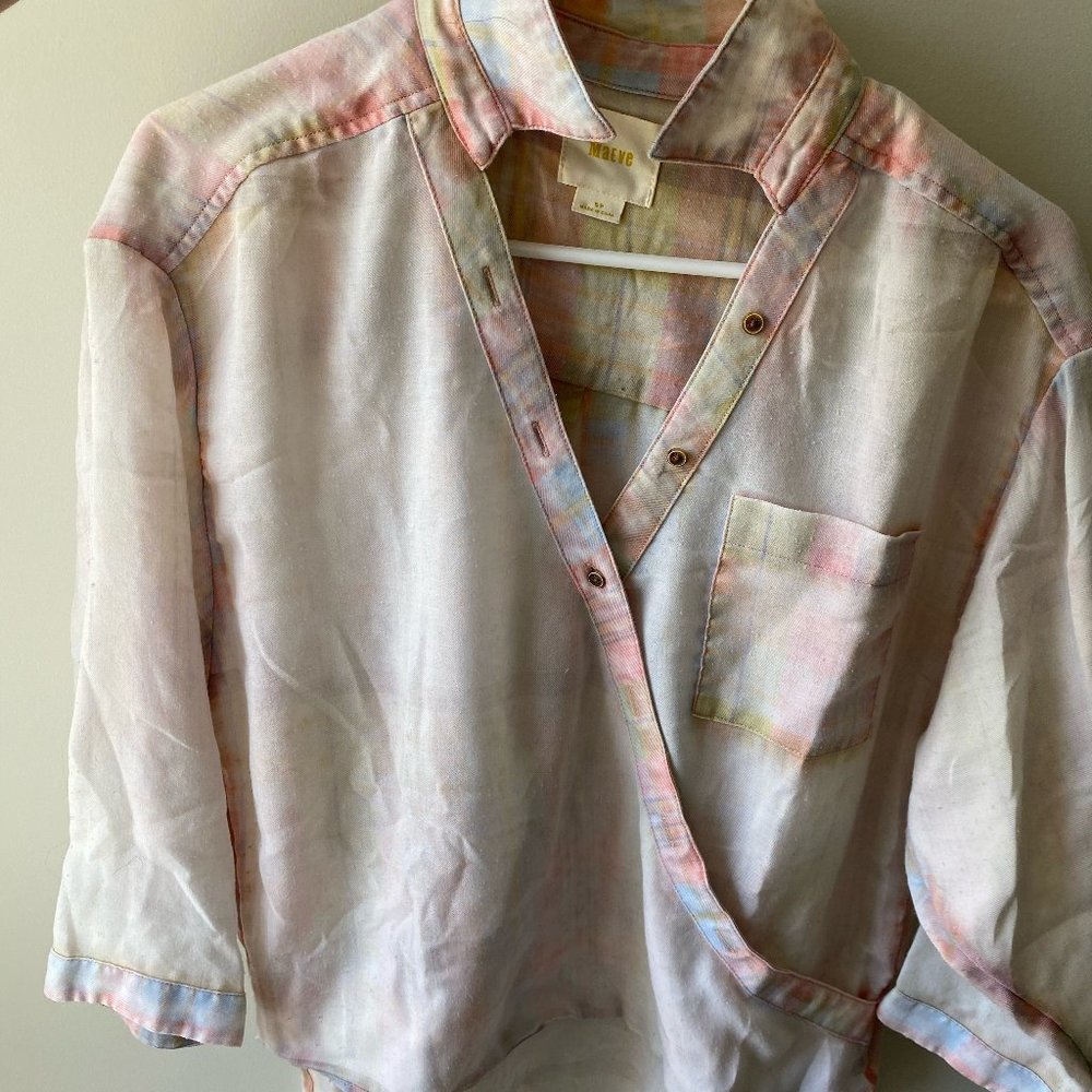 Anthropologie Plaid Flannel